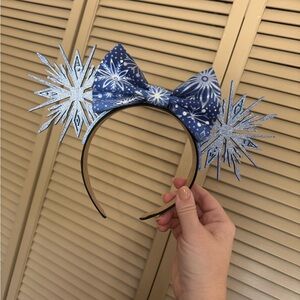 Disney 3d printed snowflake ears